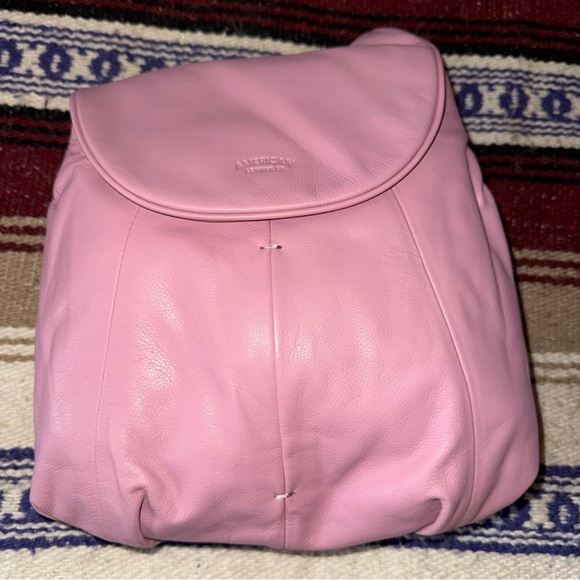 American Leather 2-in-1 Convertible Pink Backpack